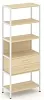Односекционный стеллаж пятиярусный с ящиками