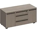Тумба для оргтехники с замком с доводчиками
